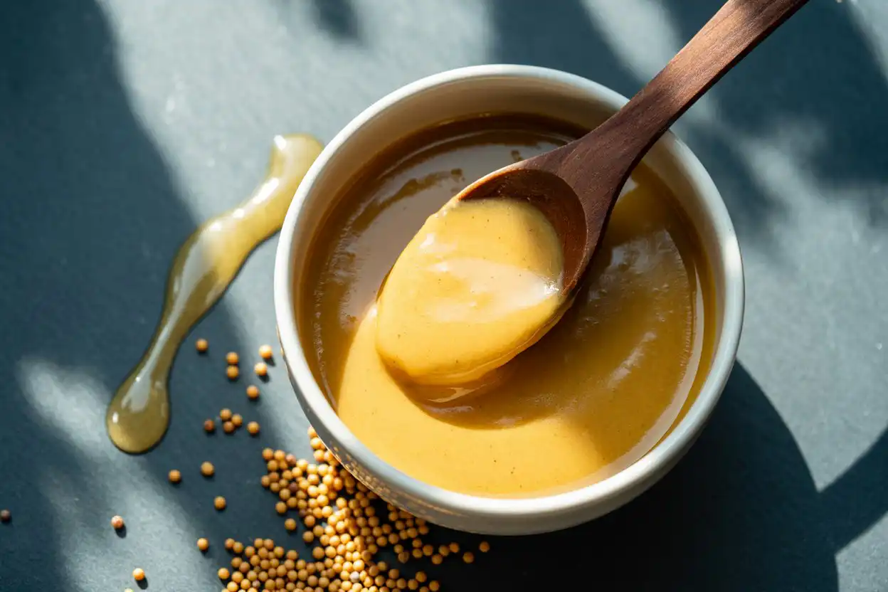 Easy Honey Mustard Dipping Sauce recipe card