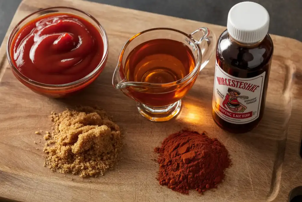 Key Ingredients for 5 Minute BBQ Sauce Recipe