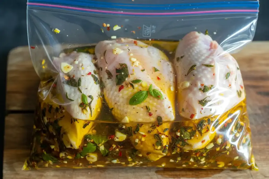  Garlic Herb Oil chicken
