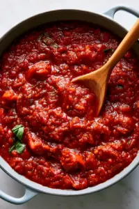 slow simmered marinara sauce