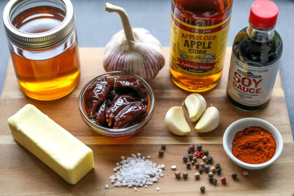 Ingredients of Honey Chipotle Glaze 